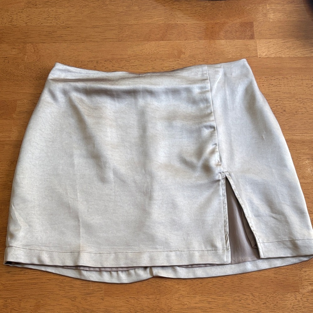 Elegant Gray Women's Skirt
